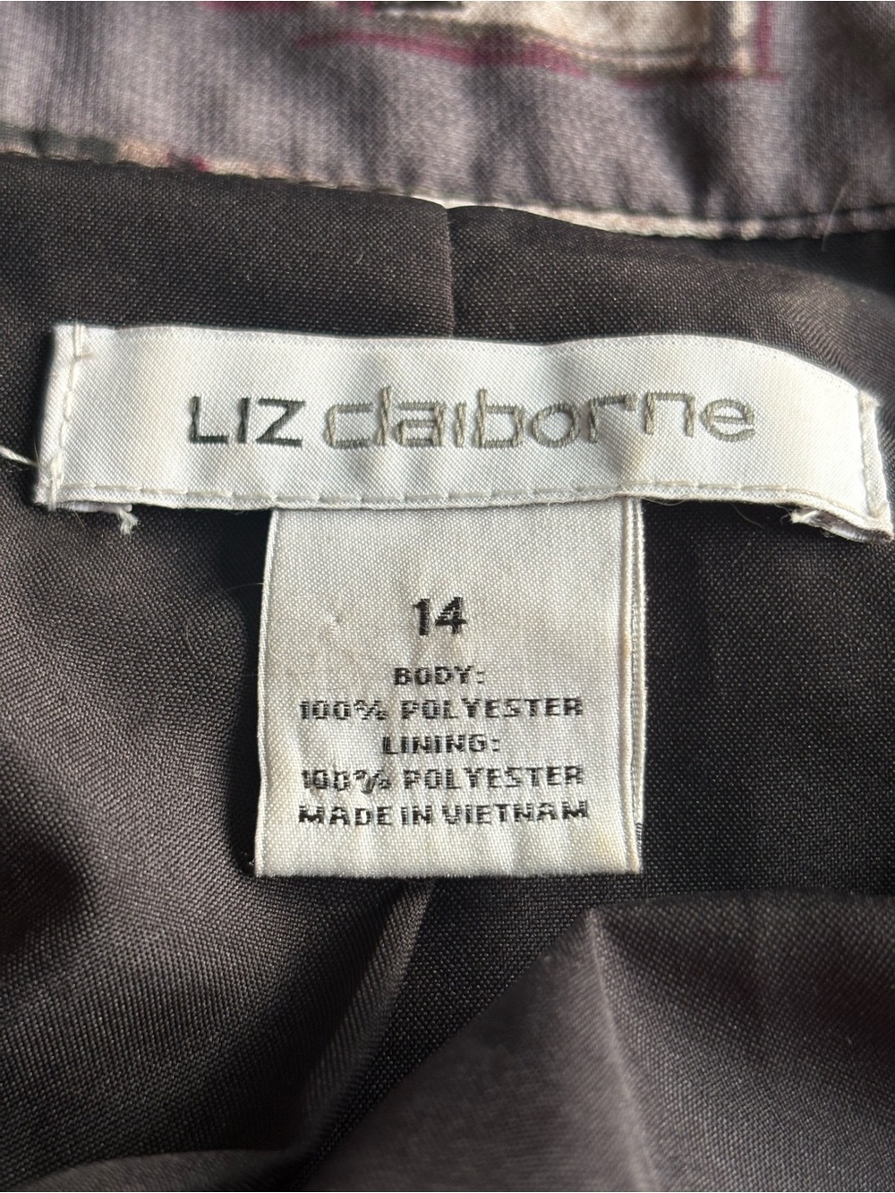 Liz Claiborne Y2K Women’s Pleated half buttoned Plaid Midi Shirt Dress multi - Picture 5 of 6
